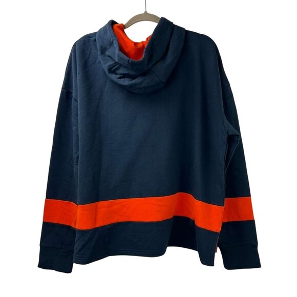 NWT Nfl Women's 2XL Team Apparel Chicago Bears Navy Pullover Hoodie - Picture 2 of 14